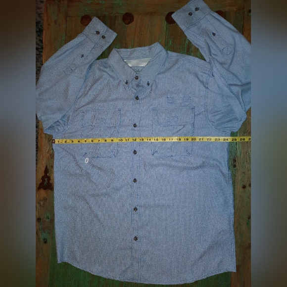 Men's Cabela's size large lightweight vented fishing shirt EUC - Picture 8 of 9